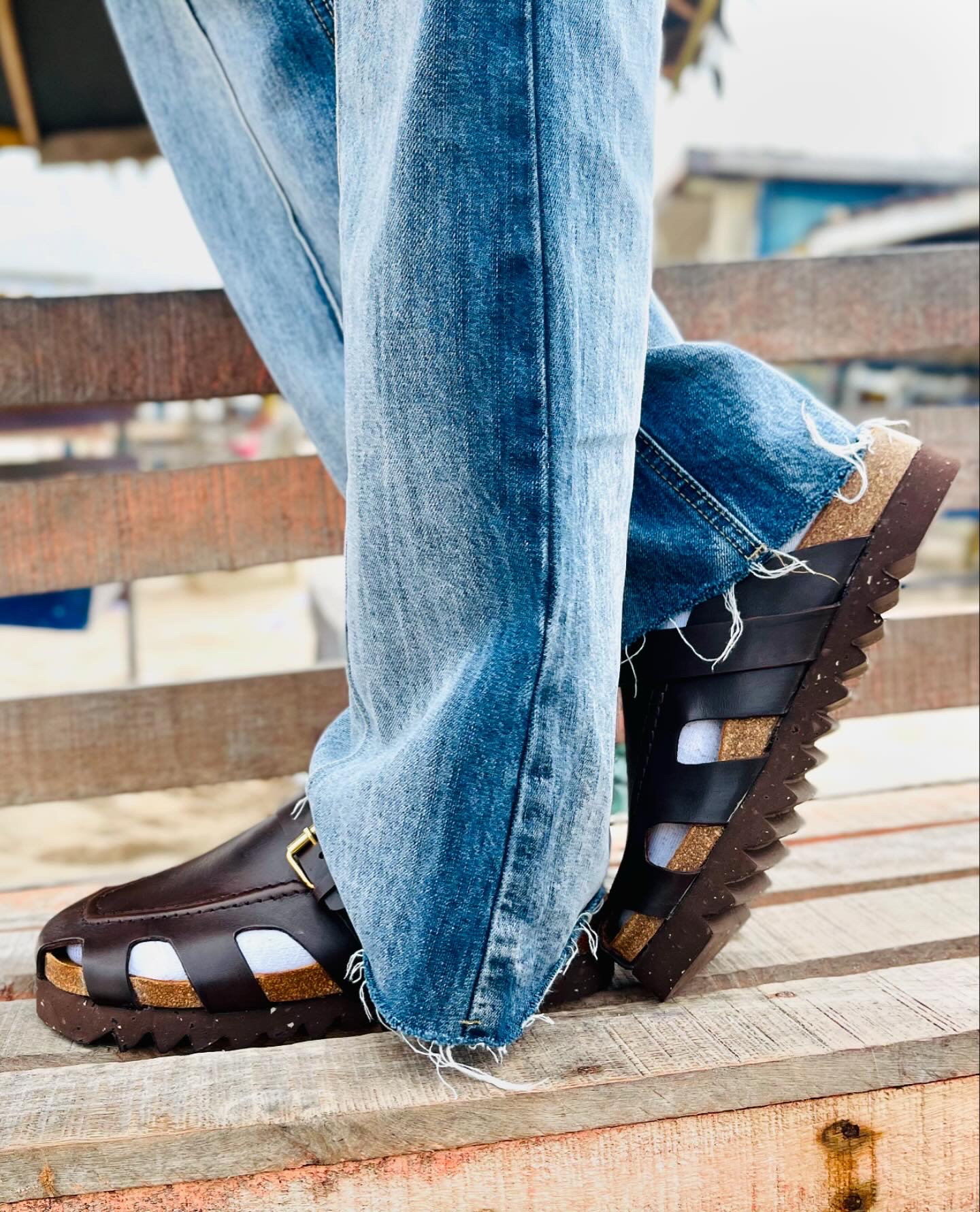 Webclog styled with jeans